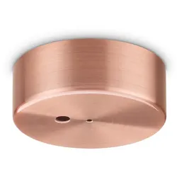 Ideal Lux Baldachin MAGNETICO, rund, Ø 9cm, 1-fach, dezentraler Auslass, magnetische Blende, kupfer IDEA-328706
