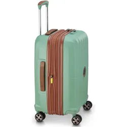 Delsey Carrousel 2.0 Cabin Trolley 55 Expandable green sage, Koffer, Grün, Grau