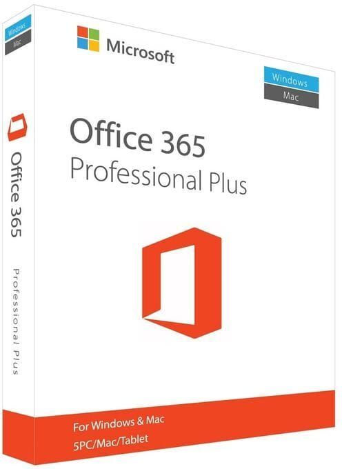 Microsoft Office 365 Pro Plus für Windows/Mac/Android/iOS – 1 Jahr, 5 Geräte
