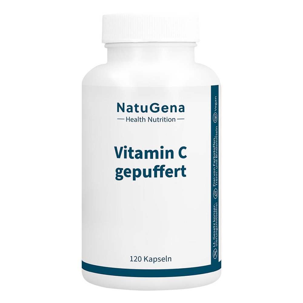 NatuGena GmbH Vitamin C Gepuffert Hochdos.+magnesium Vegan Kapsel (n) 20339284