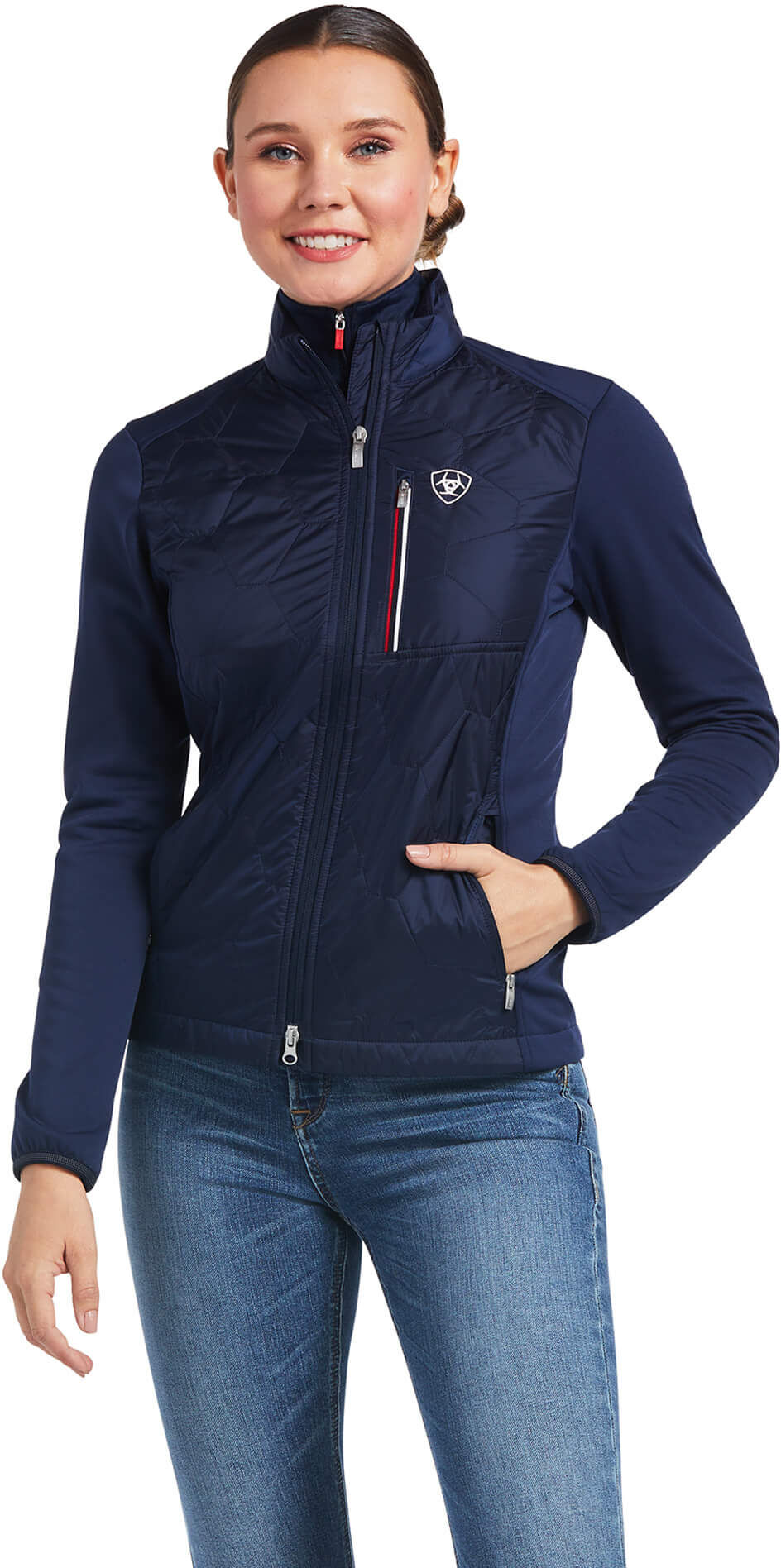 Women's Fusion Insulated Jacket in Team, Size: Large by Ariat