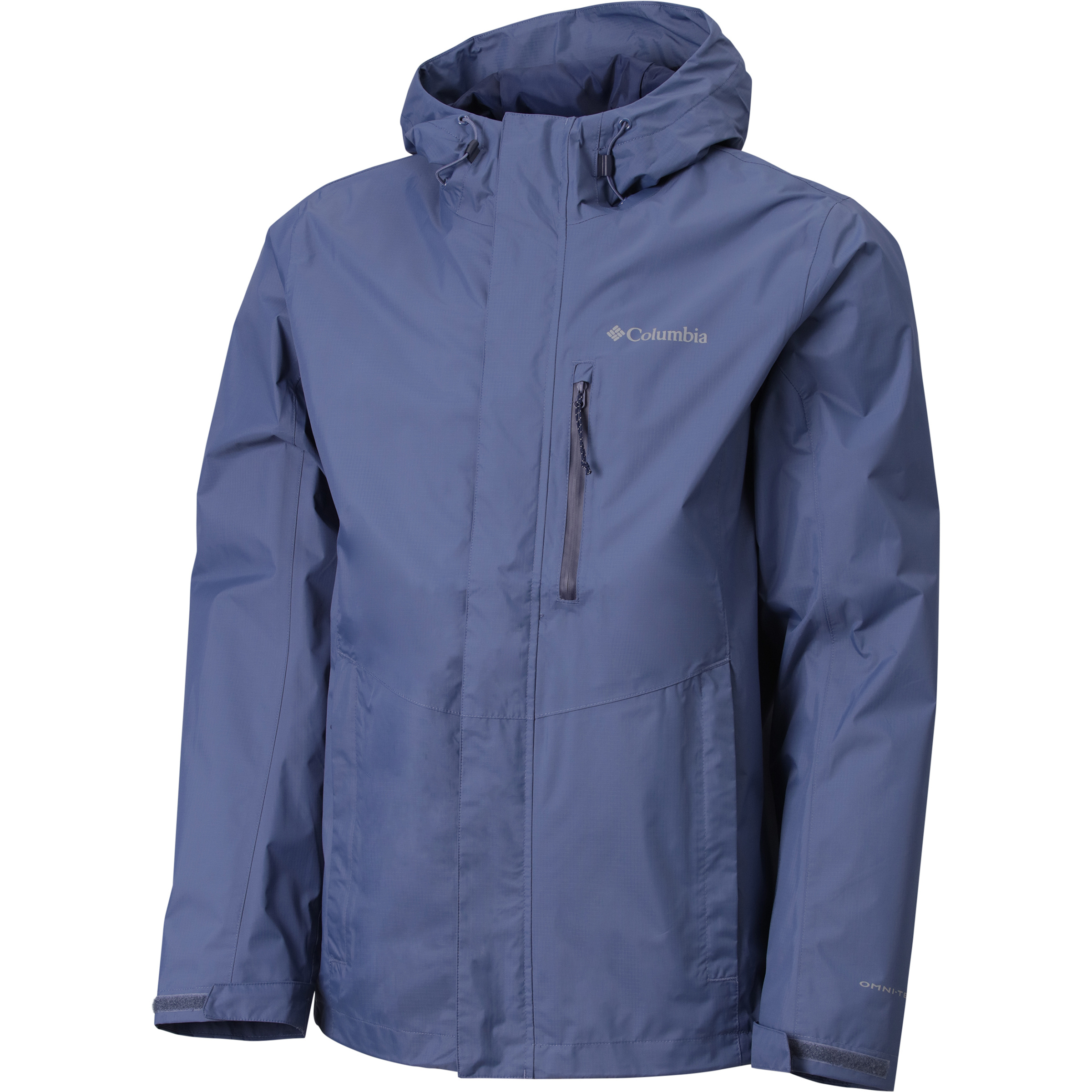 Columbia Pouring Adventure III Herren Regenjacke blau Größe XL Camping Wasserabweisend