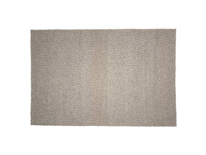 Tapis rectangulaire 300x400cm en laine bouclée couleur gris