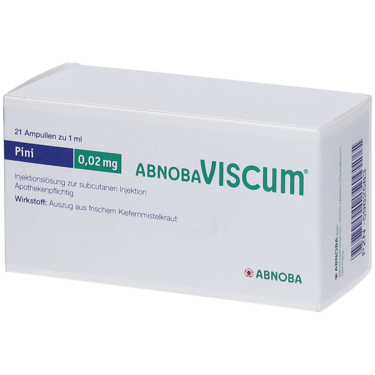 Abnobaviscum Pini 0,02 mg Ampullen 21 St