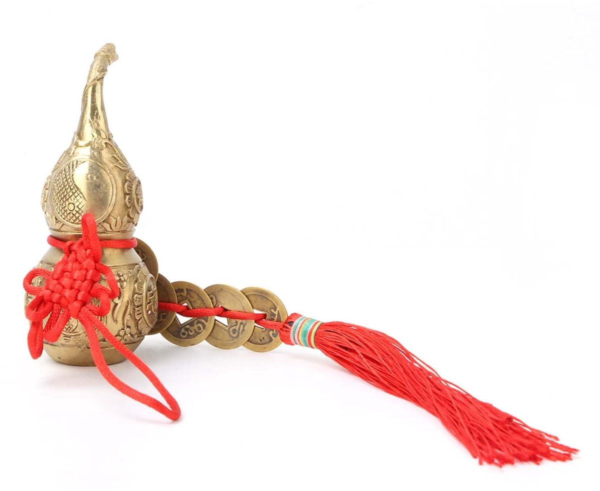 Dailygoods Hu Lu Gourd decoratieve tafellamp van messing voor in de woonkamer