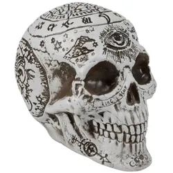 EUROPALMS Halloween Totenkopf, mystisch, 12x10x18cm