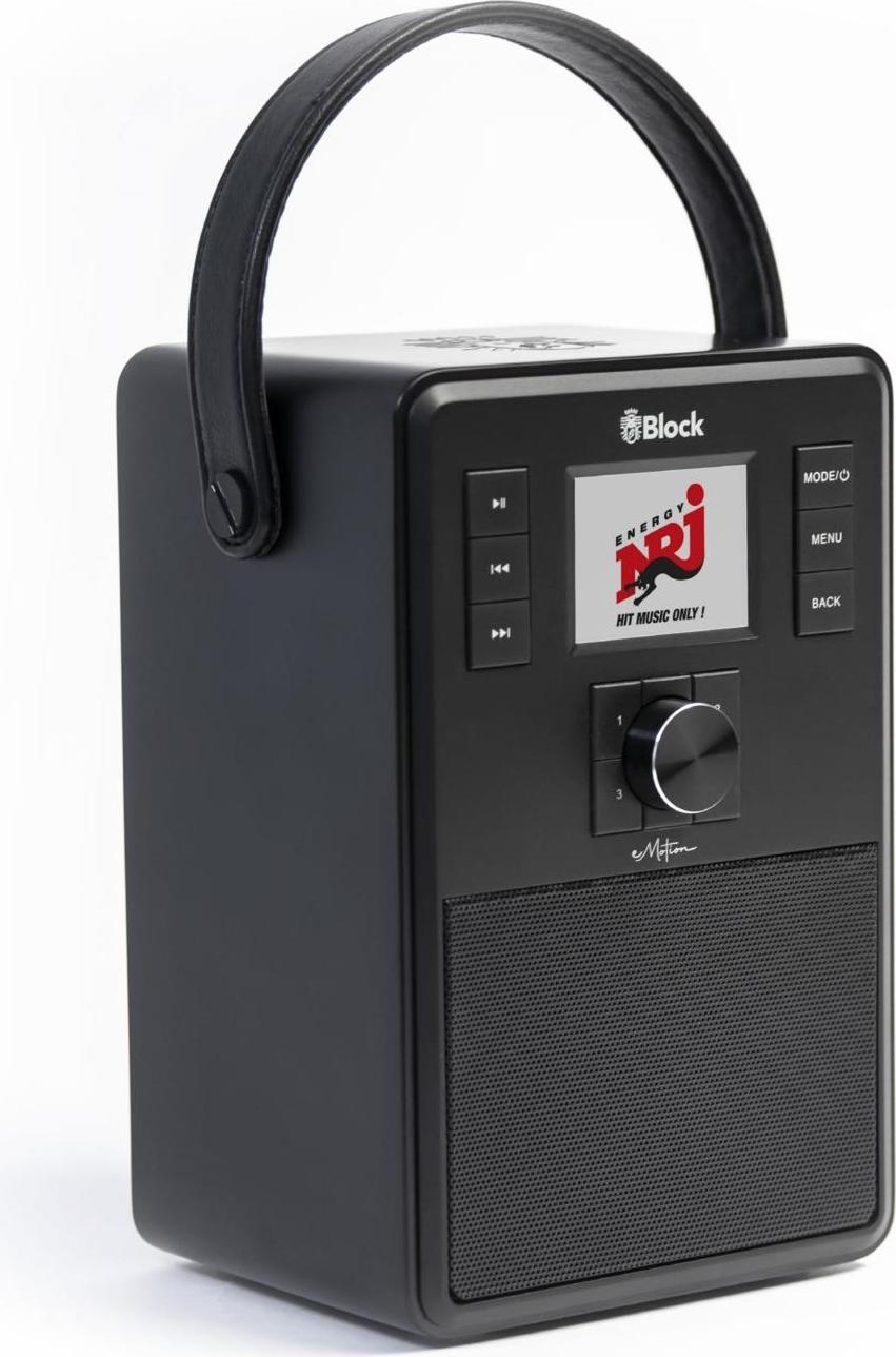 BLOCK eMotion, Tragbar, Digital, DAB+, FM, UKW, 87,5 - 108 MHz, 174,928 - 239,2 MHz, 6 W