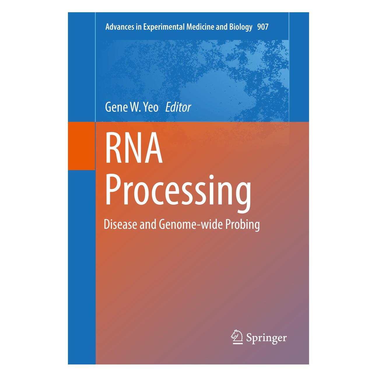 Springer RNA Processing (9783319290713)