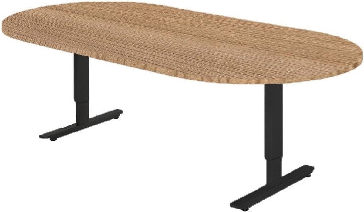 Offeco Bureau York Verstelbaar Gaming Bureau Zwart B: 240 cm, D: 120 cm