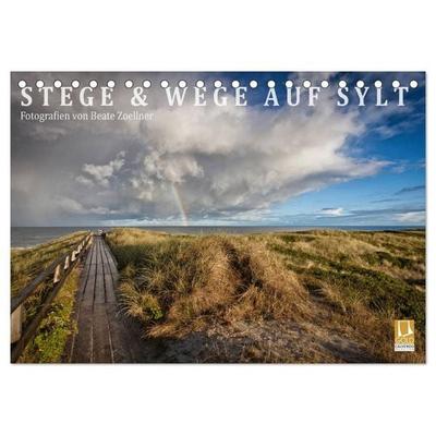 Stege & Wege auf Sylt (Tischkalender 2026 DIN A5 quer), CALVENDO Monatskalender