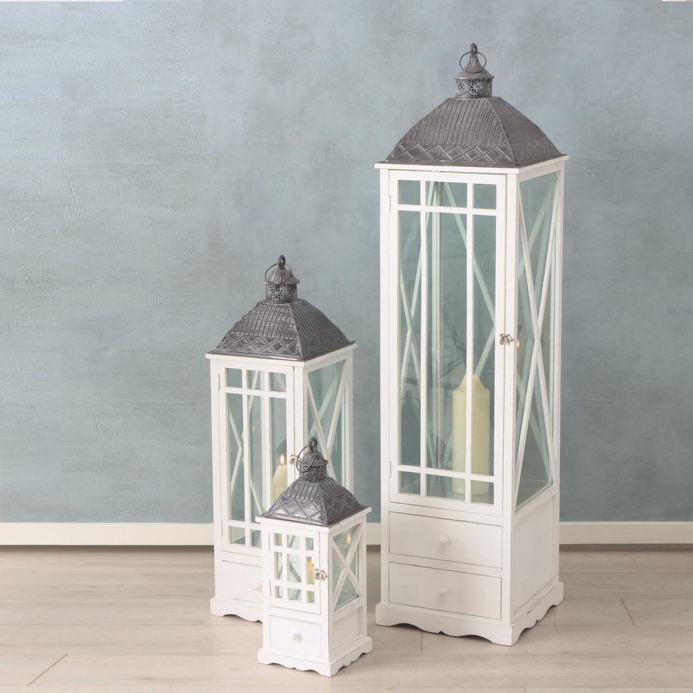 BOLTZEGRUPP Laterne Lina, Quadrat, Indoor, H 140 cm, B 35 cm 16892025