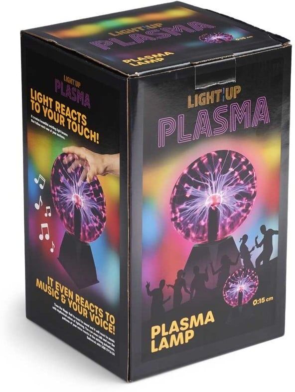 Light Up Plasma Ball Lamppu Äänillä