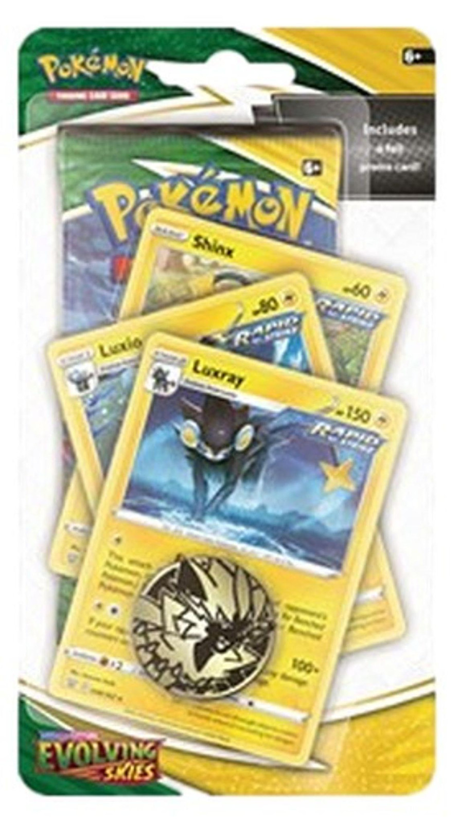 Pokemon Evolving Skies Luxray Premium Checklane Blister van The Pokemon Company