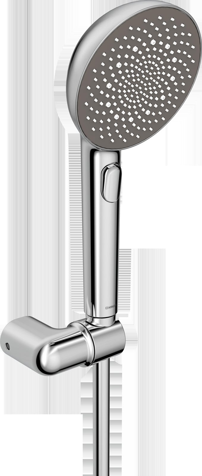 Hansa Aurelia Handdouche-set met ronde handdouche (3 straalstanden), doucheslang en douchehouder