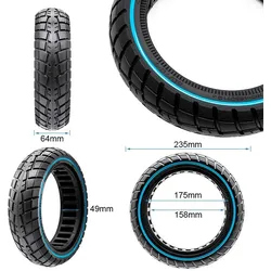Ultraleichtes Vollgummi-Offroad-Rad 60/70-7/B50 - blaue Linie [Ewheel]