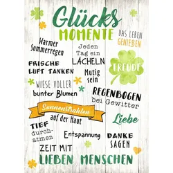 Deko Schild Glücksmomente