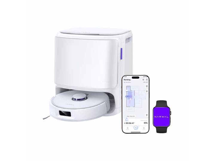Narwal Freo X10 Saugroboter mit Wischfunktion Saug- und Wischroboter – Staubsauger Roboter/Saugroboter – weiss