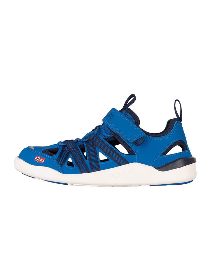 Trollkids Barfuß-Halbsandalen "Saltfjord" in Blau - 34