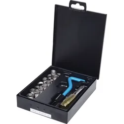KS Tools Nirostahl Gewinde-Reparatur-Satz M14x1,25mm, 17-tlg - 150.6140