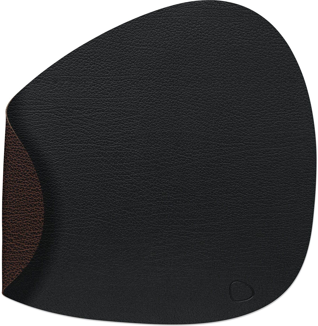 Lind DNA Tovaglietta Double Curve Bull Black/ Bull Brown 37x44 cm