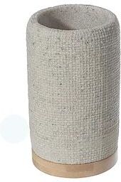 IH Casa Decor Polyresin Tumbler With Bamboo Base.