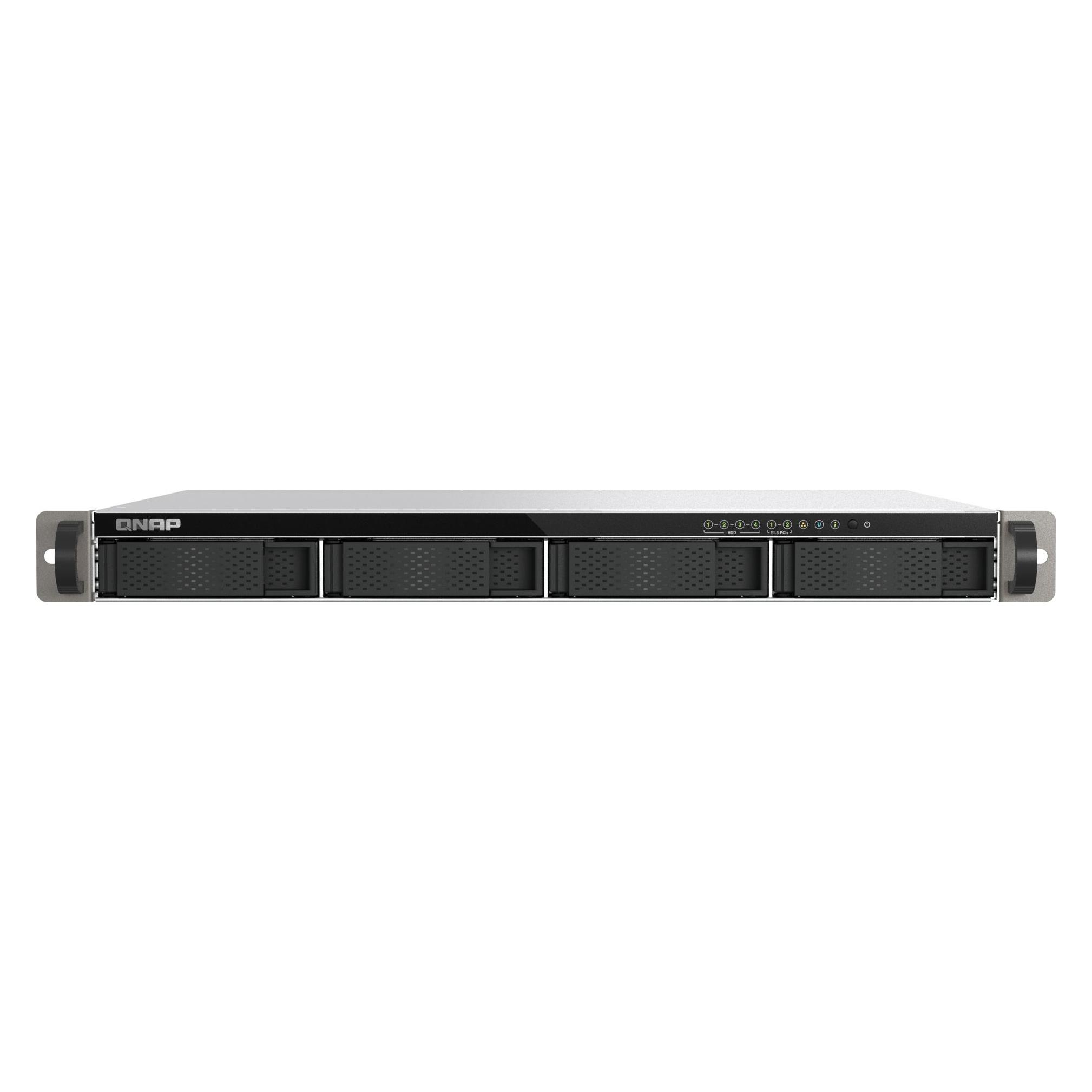 QNAP 1U 4-BAY 3.5+2XE1.S RACKMOUNT (0 TB) (TS-H665U-8G)