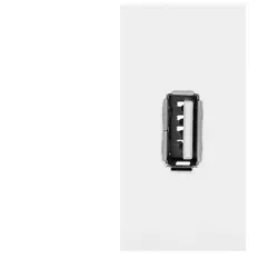 NOEN USB data, modulare Buchse 22.5x45mm USB data 2.0, Stifte, weiß OR-GM-9010/W/USBDATA