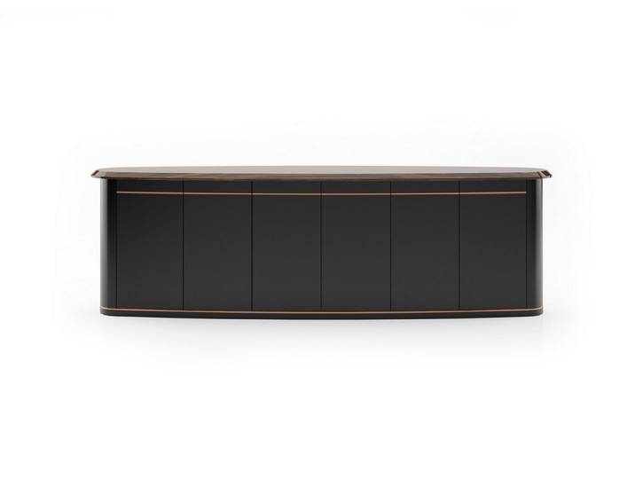 JVmoebel Kommode Graue Holz-Konsole mit modernem Design und vielseitiger Nutzung (1 St), Made in Europe