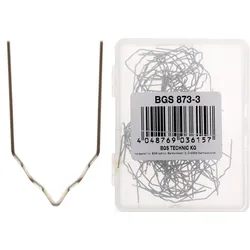 BGS 873-3 Reparatur Klammern V-Form Ø0,6mm 100 Stück für Kunststoffreparatur