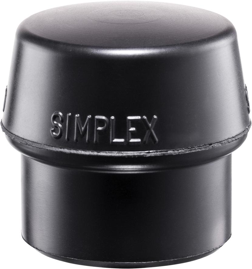 HALDER Schlagkopf für Schonhammer Simplex, Gummi-Komposition, mittelhart