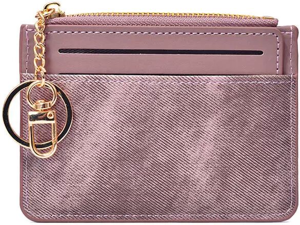 INF Nouveau portefeuille court pour femme Rose