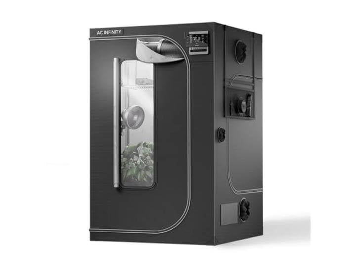 AC Infinity CLOUDLAB 866, Growzelt 5x5, Extra dicke Stangen & Mylar Mylar, 25 mm Stahlstangen, laborgetestet höchste Reflexion, großes Sichtfenster, Montageplatte für Controller, Indoor Growing