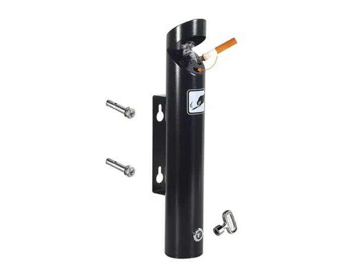 Kommerzieller Aschenbecher zur Wandmontage(Black)