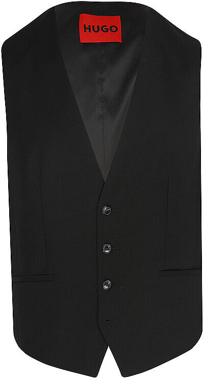 HUGO Anzugweste VIN253X-MH  schwarz   48 48