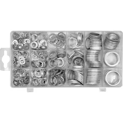 Satz Aluminium-Unterlegscheiben YATO YT-068652, 450 Stück