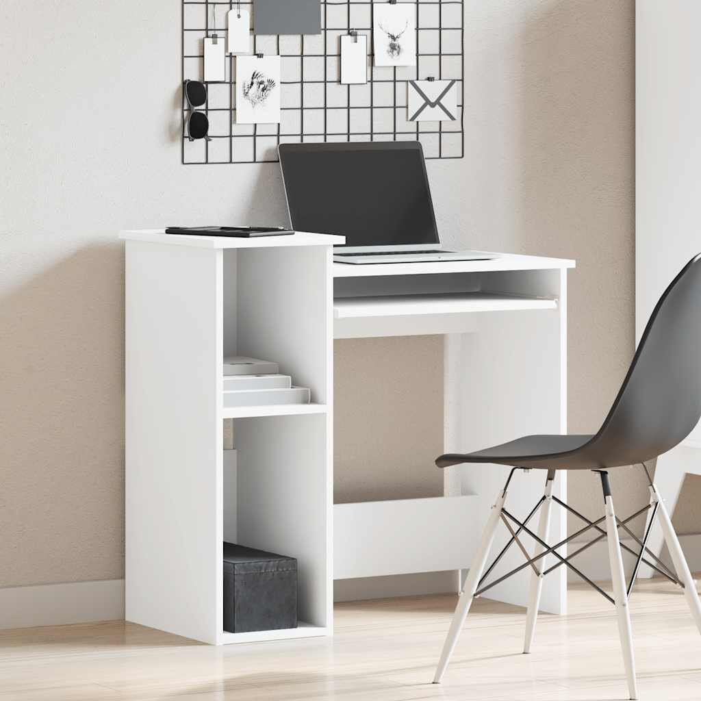 Latitude Run Basanta Computer Desk White