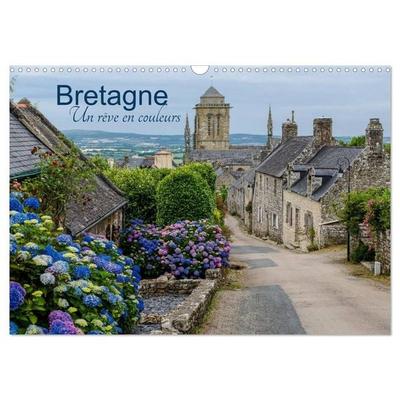 Bretagne Un rêve en couleurs (Calendrier mural 2027 DIN A3 vertical), CALVENDO calendrier mensuel