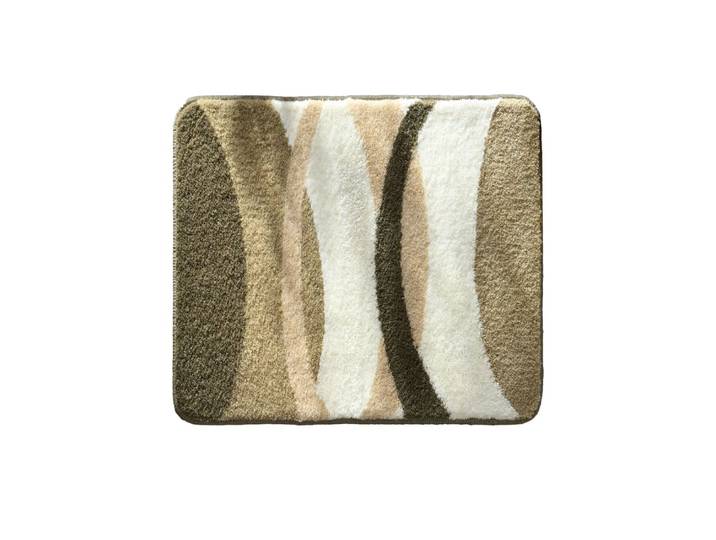 Tapis de bain en acrylique 1850 g/m² beige 60x100cm