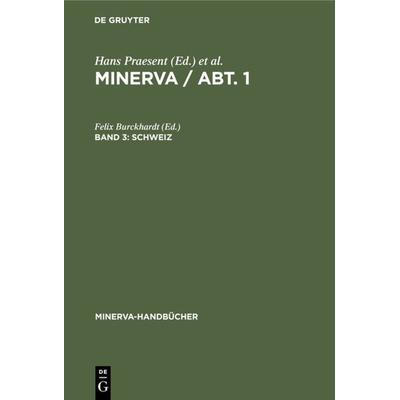 Schweiz, Gebundene Ausgabe von , De Gruyter, 978-3-11-233721-9