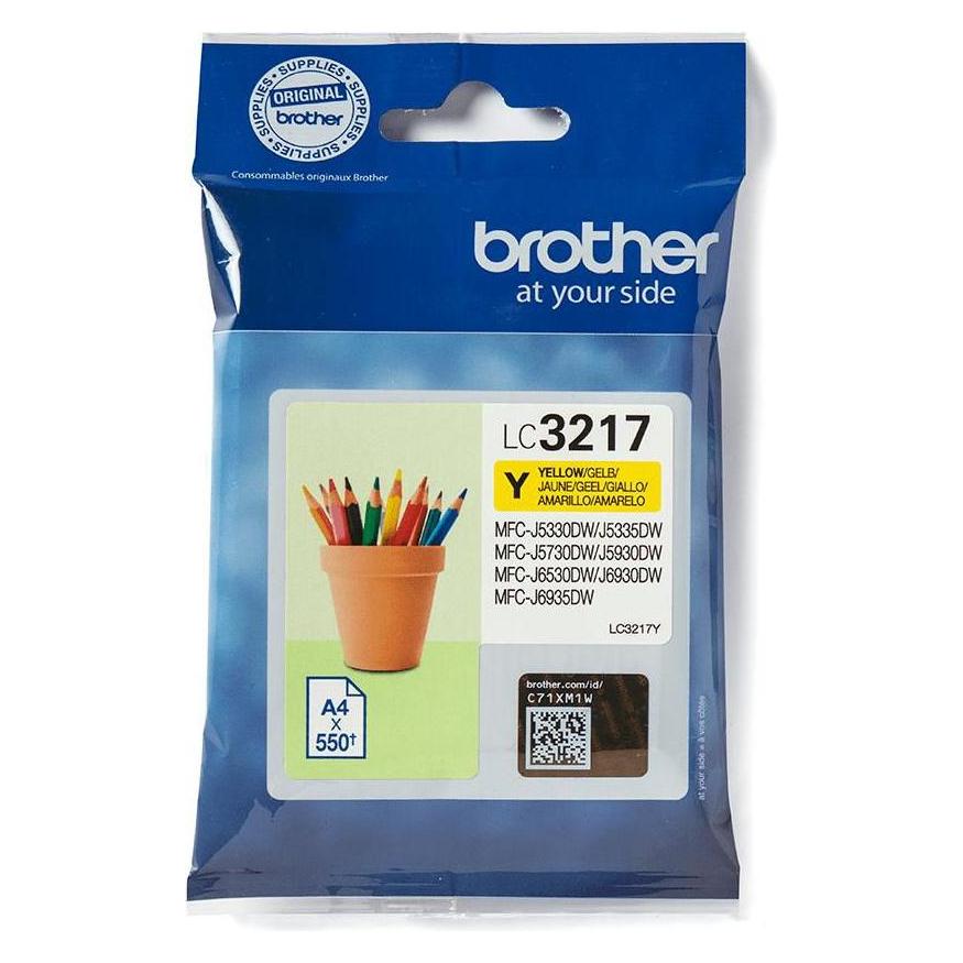 Brother Ink Cartridge 1 Pc(S) (Y) (LC-3217Y)