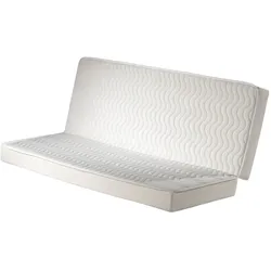 Matratze für Schlafsofa Klappsofa - 1 Zone - Härtegrad 2 - 130 x 190 cm - Stärke 14 cm - FRIEND