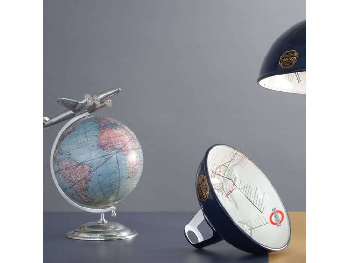 Original 1933 Design Hängelampe blau - Coolicon - Wohnzimmer - Metall