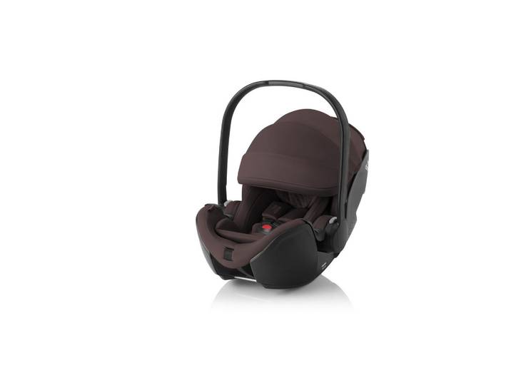 Britax Römer Babyschale Baby-Safe Pro, Dunkelbraun, 44x62.5x65.5 cm, ECE R 129 i-Size, abnehmbarer und waschbarer Bezug, Flugzeugzulassung, Gurtlängenverstellung, Sonnendach, integriertes Gurtsystem, schadstoffgeprüft, verstellbare Sitz- und Schlafpositionen, 3-Punkt-Gurt, Baby on Tour, Babyschalen, Babyschalen