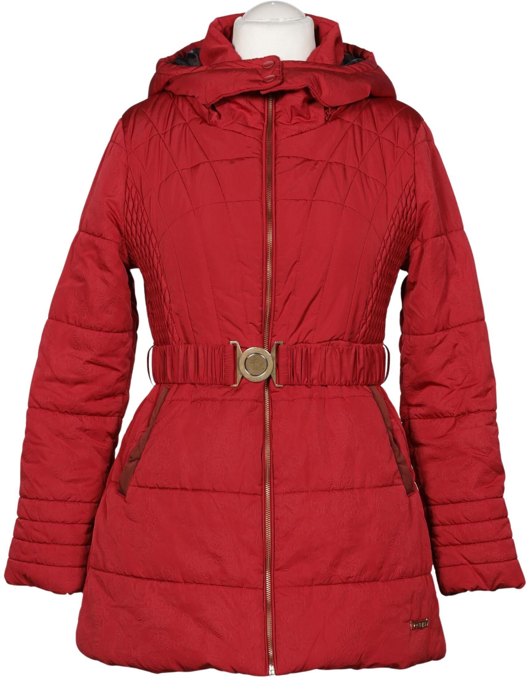 Desigual Damen Mantel, Rot, Gr. EU 42, Synthetik - Second Hand