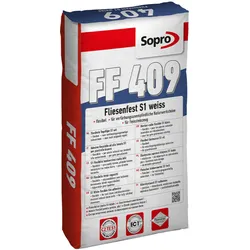 Sopro Bauchemie FF 409 Fliesenfest S1 weiss 25 kg Sack