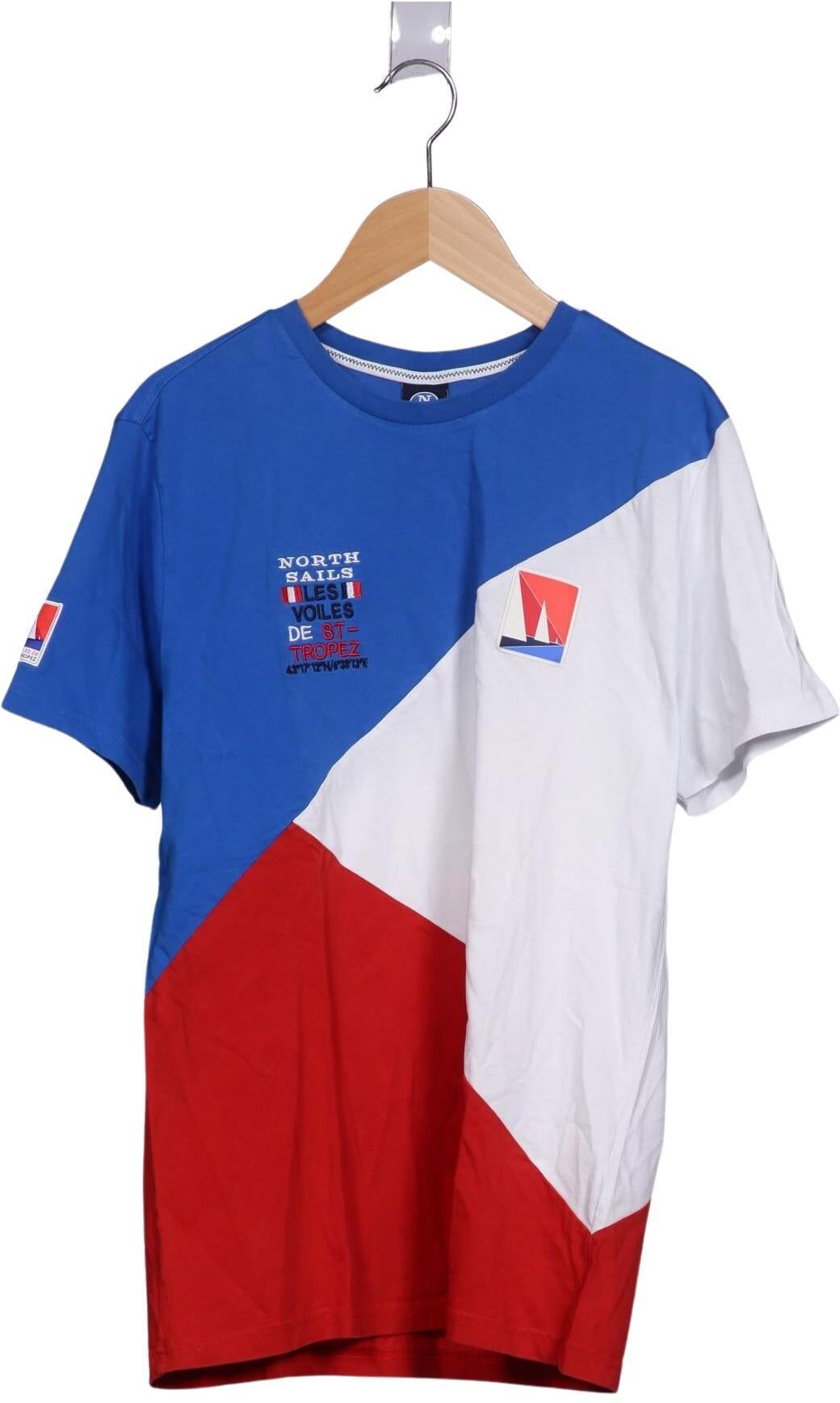 north sails Herren T-Shirt, Mehrfarbig, Gr. XS, Baumwolle - Second Hand