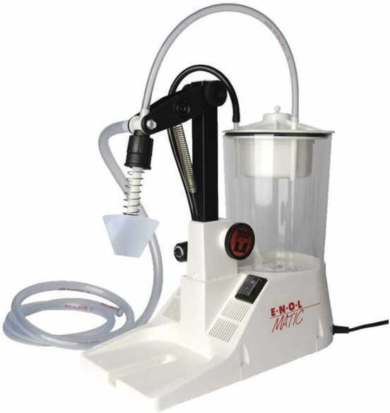 Tenco Enolmatic - Imbottigliatrice elettrica da banco per bottiglie a collo largo