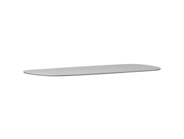 Livetastic Tischplatte Tablo, Hellgrau, Holz, Esche, organisch, 100x2.4x220 cm, Esszimmer, Tische, Esstische, Tischsysteme, Tischplatte