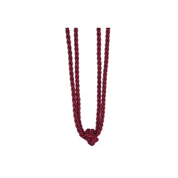 Raffhalter GERSTER "Amber", rot (weinrot), Viskosemischung, Raffhalter