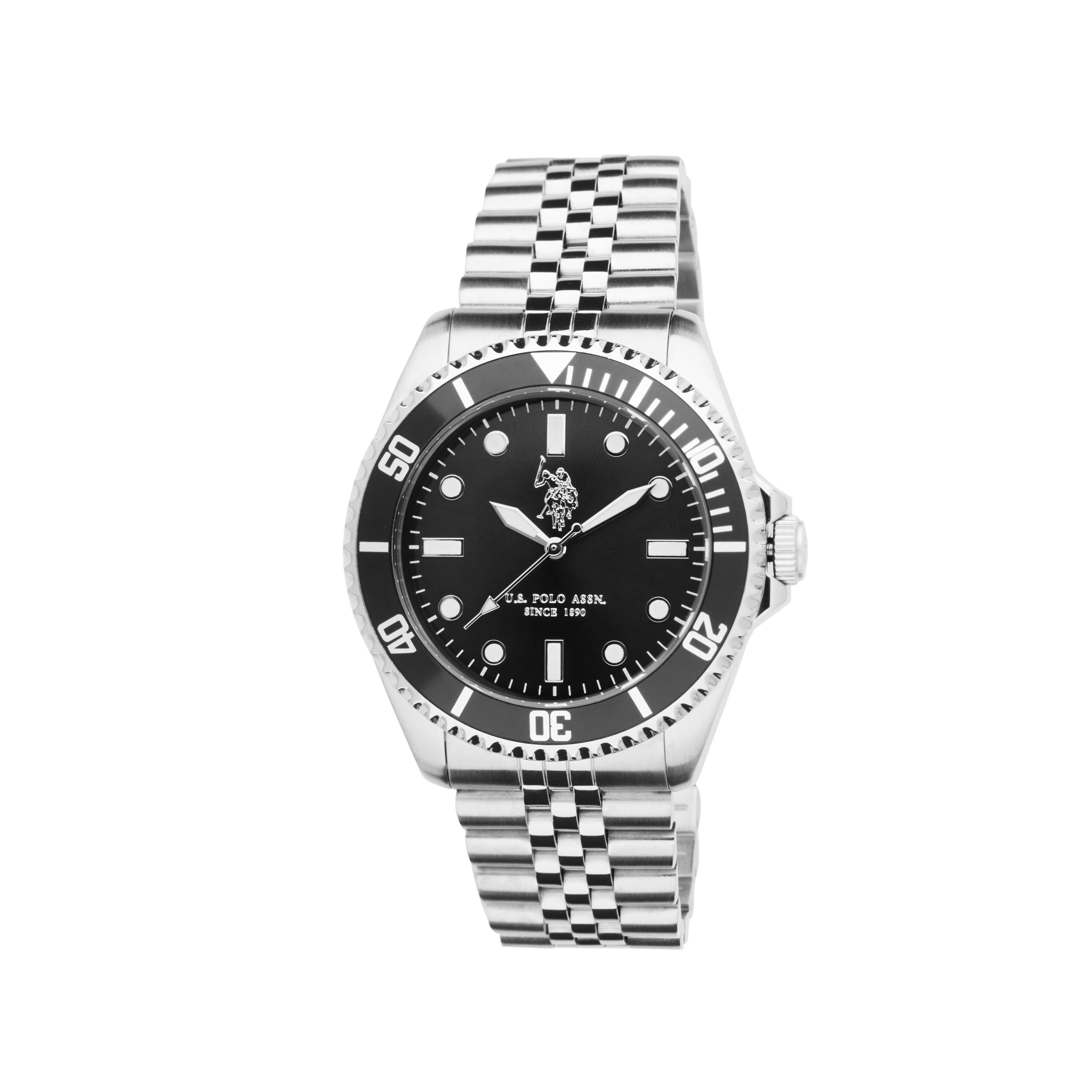 U.S. Polo Assn Hampton Herrenuhr - Silber